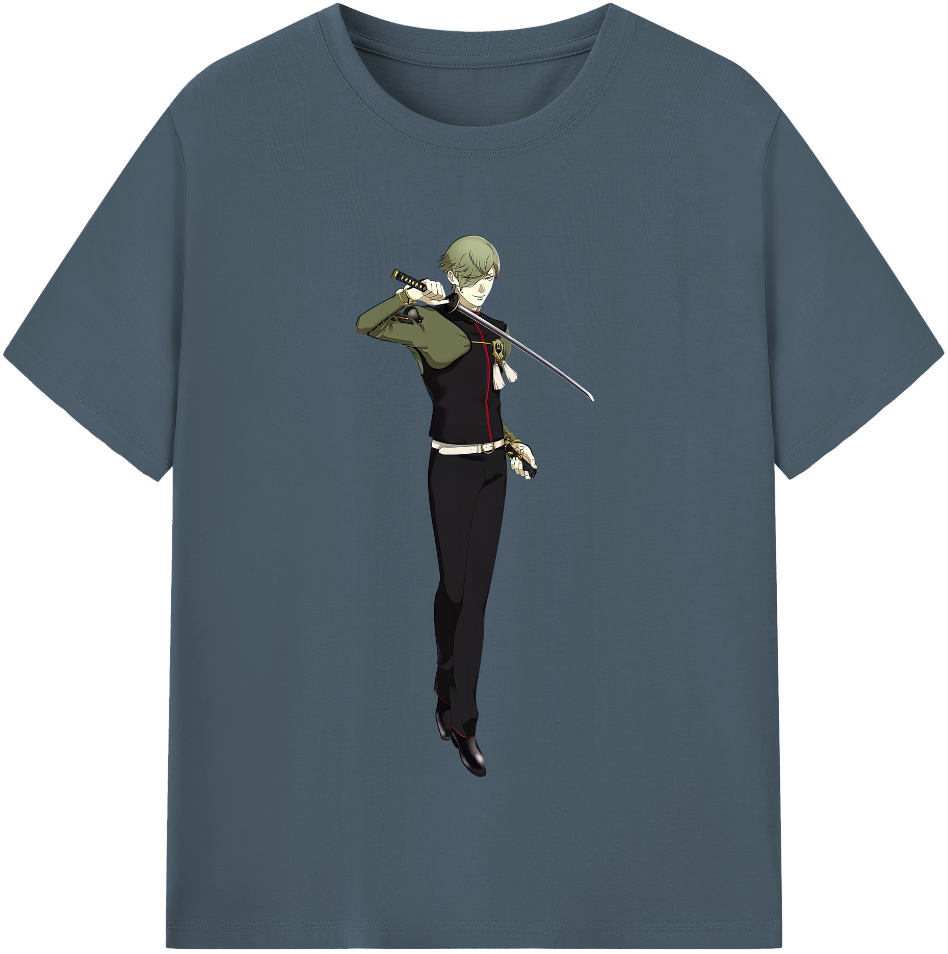 （画像用） 刀剣乱舞 Touken Ranbu 綿100％半袖Tシャツ（フロントプリント）